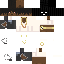 Minecraft skin texture, 64x64 pixels