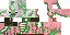 Minecraft skin texture, 64x32 legacy pixels