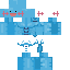 Minecraft skin texture, 64x64 pixels