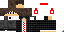 Minecraft skin texture, 64x32 legacy pixels
