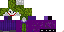 Minecraft skin texture, 64x32 legacy pixels