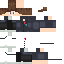 Minecraft skin texture, 64x64 pixels