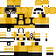 Minecraft skin texture, 64x64 pixels