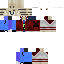 Minecraft skin texture, 64x64 pixels