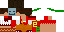 Minecraft skin texture, 64x32 legacy pixels
