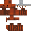 Minecraft skin texture, 64x64 pixels