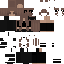 Minecraft skin texture, 64x64 pixels