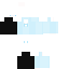 Blue Minecraft skin texture, 64x64 pixels