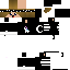 Minecraft skin texture, 64x64 pixels