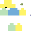 Minecraft skin texture, 64x64 pixels