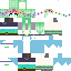 Minecraft skin texture, 64x64 pixels