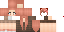 Minecraft skin texture, 64x32 legacy pixels