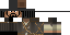Minecraft skin texture, 64x32 legacy pixels