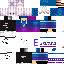 Minecraft skin texture, 64x64 pixels