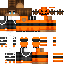 Minecraft skin texture, 64x64 pixels