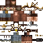 Minecraft skin texture, 64x64 pixels
