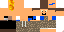 Minecraft skin texture, 64x32 legacy pixels