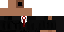 Minecraft skin texture, 64x32 legacy pixels