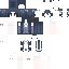 Minecraft skin texture, 64x64 pixels