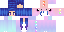 Minecraft skin texture, 64x32 legacy pixels