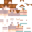 Minecraft skin texture, 64x64 pixels