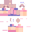 Minecraft skin texture, 64x64 pixels