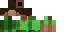 Minecraft skin texture, 64x32 legacy pixels