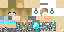 Minecraft skin texture, 64x32 legacy pixels