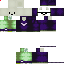 Minecraft skin texture, 64x64 pixels