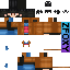 Minecraft skin texture, 64x64 pixels