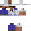 Minecraft skin texture, 64x64 pixels