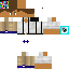 Minecraft skin texture, 64x64 pixels