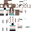 Minecraft skin texture, 64x64 pixels