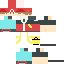 Minecraft skin texture, 64x64 pixels
