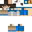 Minecraft skin texture, 64x64 pixels