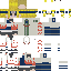 Minecraft skin texture, 64x64 pixels