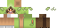 Minecraft skin texture, 64x32 legacy pixels