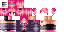 Minecraft skin texture, 64x32 legacy pixels