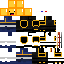 Minecraft skin texture, 64x64 pixels