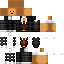 Minecraft skin texture, 64x64 pixels