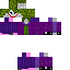 Minecraft skin texture, 64x64 pixels