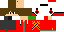 Minecraft skin texture, 64x32 legacy pixels