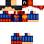 Minecraft skin texture, 64x64 pixels