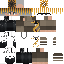 Minecraft skin texture, 64x64 pixels