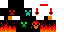 Minecraft skin texture, 64x32 legacy pixels