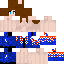 Minecraft skin texture, 64x64 pixels