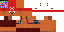 Minecraft skin texture, 64x32 legacy pixels