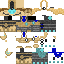 Minecraft skin texture, 64x64 pixels
