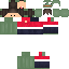 Minecraft skin texture, 64x64 pixels