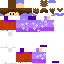 Minecraft skin texture, 64x64 pixels